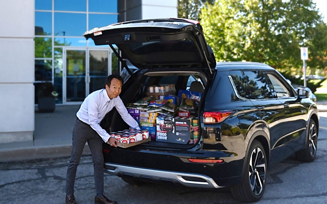 Mitsubishi Motors and Canadian dealers Drive to End Hunger with donations of $316,000 and 4,690kg of food
